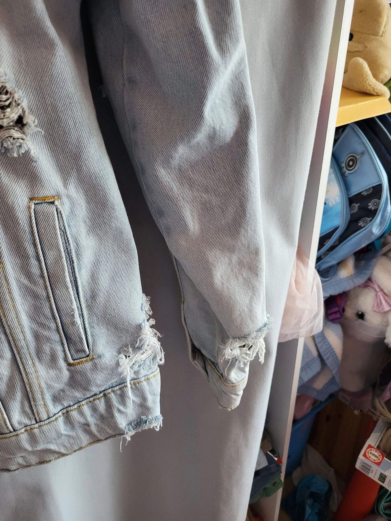 Distressed denim jacket Zara – photo 5